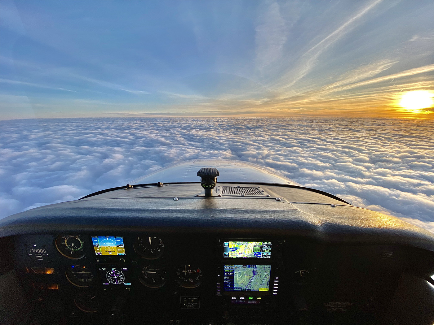 cockpit view